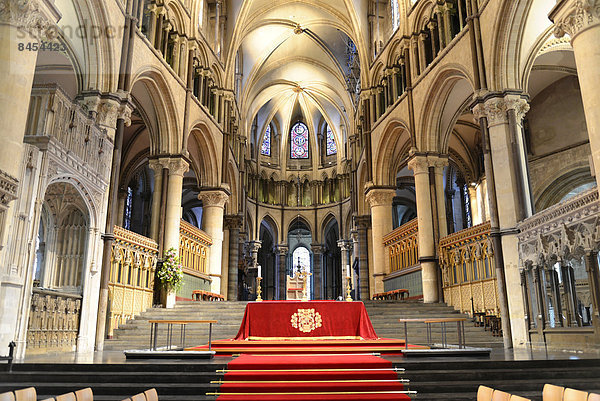 Altarbereich  Kathedrale von Canterbury  Canterbury  Kent  England  Großbritannien