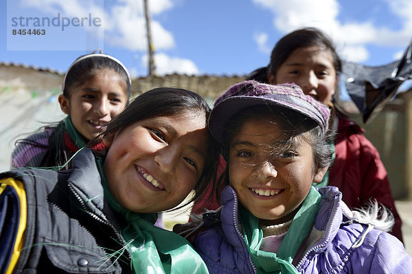 Freundinnen  El Alto  Departamento La Paz  Bolivien