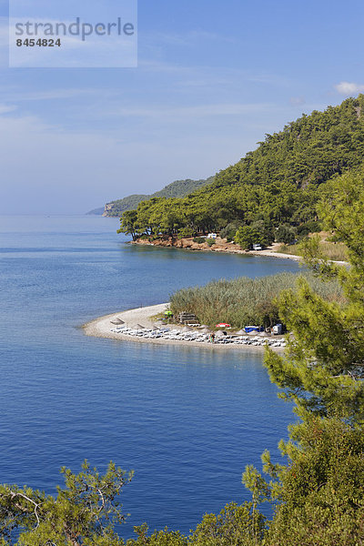 Cinar plaj? beach in Akyaka  Gulf of Gokova  Mu?la Province  Aegean Region  Turkey Province