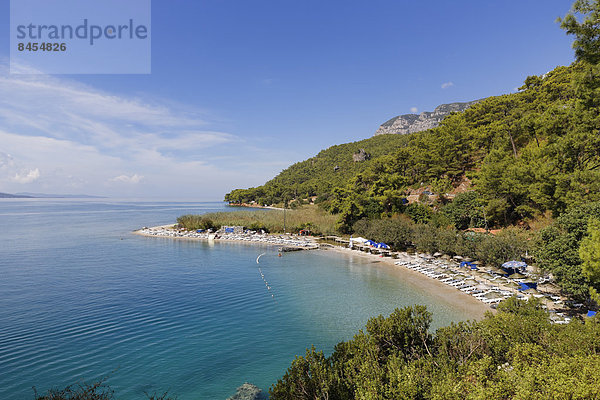 Cinar plaj? beach in Akyaka  Gulf of Gokova  Mu?la Province  Aegean Region  Turkey Province