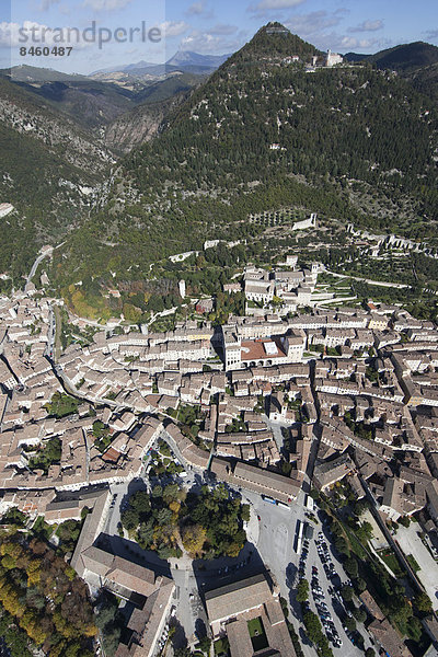 Stadt Geschichte Gubbio Italien Umbrien