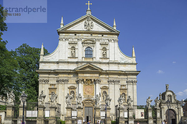 Römisch-katholische St.-Peter-und-Paul-Kirche  Stare Miasto Altstadt  Krakau  Woiwodschaft Kleinpolen  Polen