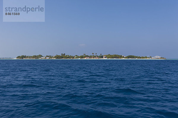 Die Malediveninsel Gulhi  Nord-Male-Atoll  Malediven
