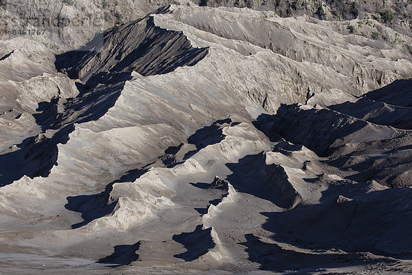 Vulkanlandschaft des Bromo-Vulkans  Bromo-Tengger-Semeru Nationalpark  Ostjava  Probolingo  Ngadisari  Java  Indonesien