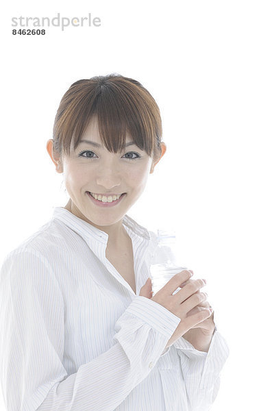 Frau  lächeln  Blick in die Kamera  japanisch