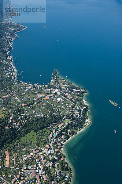 Gardasee Luftbild Venetien Italien