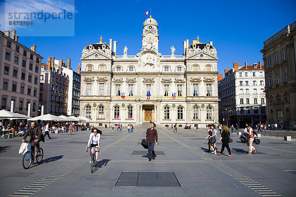 Place des Terreaux  Platz in Lyon  Rhône-Alpes  Frankreich