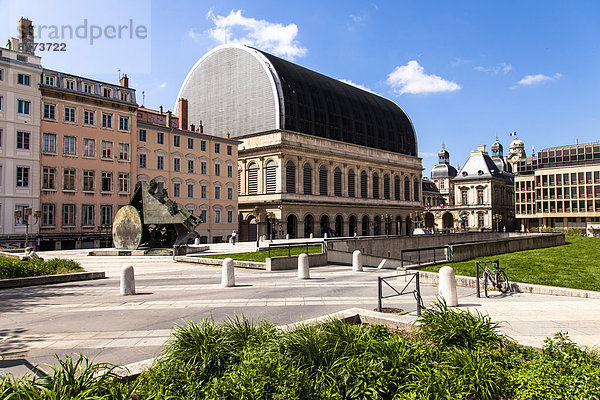 Frankreich Gebäude Lyon Platz