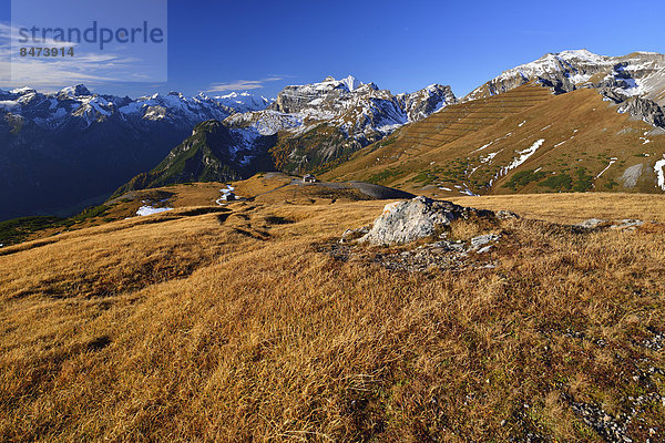 Stubaier Alpen im Herbst  Tirol  Österreich