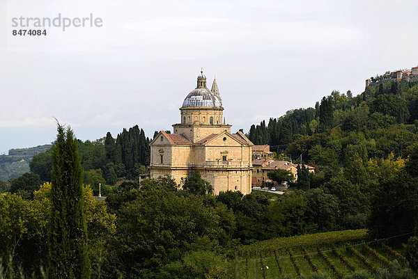 Kirche Madonna di San Biagio  erbaut von 1519-1540  Montepulciano  Toskana  Italien