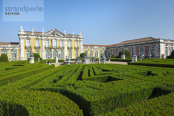 Gärten  Nationalpalast von Queluz  Palácio Nacional de Queluz  Queluz  Portugal