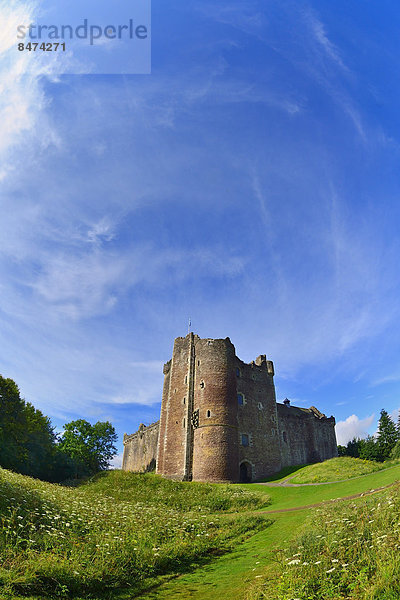 Doune Castle  bekannt durch den Monty Python Film Die Ritter der Kokosnuss  Callandar  Perthshire  Central  Schottland  Großbritannien