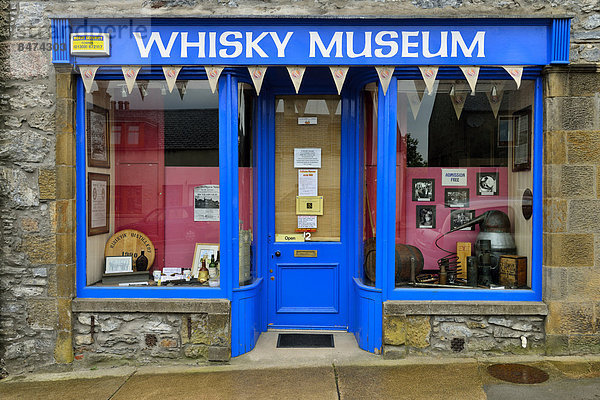 Großbritannien Museum Highlands Whiskey Moray Schottland schottische Highlands