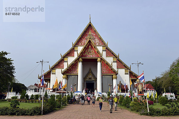 Tempel Wat Mongkol Borpith  Ayutthaya  Thailand