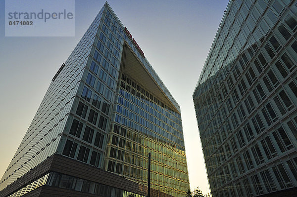 'Spiegelhaus  modernes Bürogebäude mit Schriftzug ''Der Spiegel''  Hamburg  Deutschland'