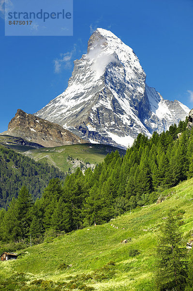Westalpen Schweiz Zermatt Schweizer Alpen Kanton Wallis