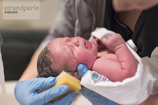 Neugeborenes neugeboren Neugeborene Europäer Junge - Person Baby