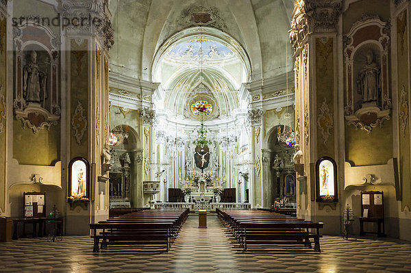 Barockkirche San Matteo  Laigueglia  Ligurien  Italien