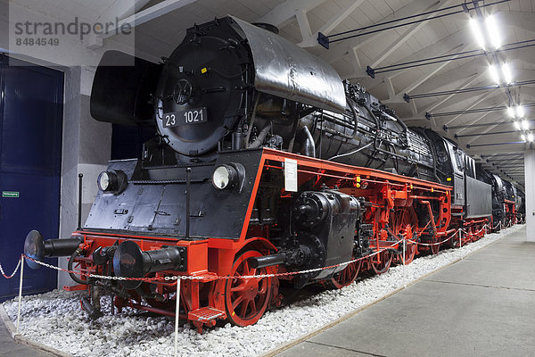 Dampflokomotive 23 1021  Eisenbahn und Technik Museum  R¸gen  Mecklenburg-Vorpommern  Deutschland