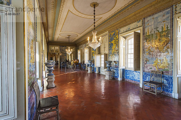 Sala das Mangas  Nationalpalast von Queluz  Pal·cio Nacional de Queluz  Queluz  Portugal