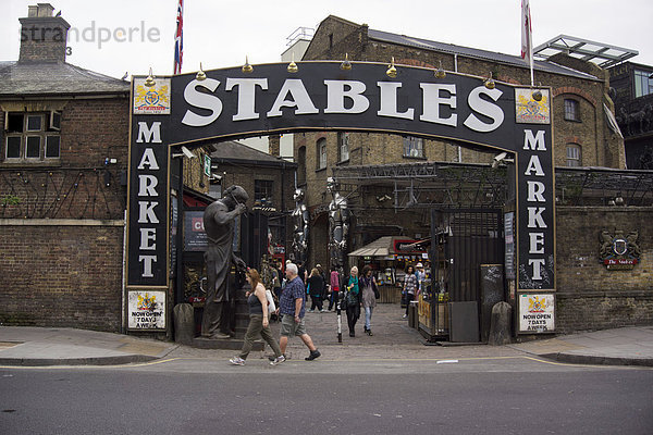 Ehemaliger Pferdemarkt  Stables Market  London  England  Gro_britannien