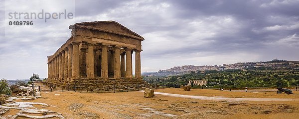 Europa  Tal  UNESCO-Welterbe  Tempel  Italien  Sizilien  Valle