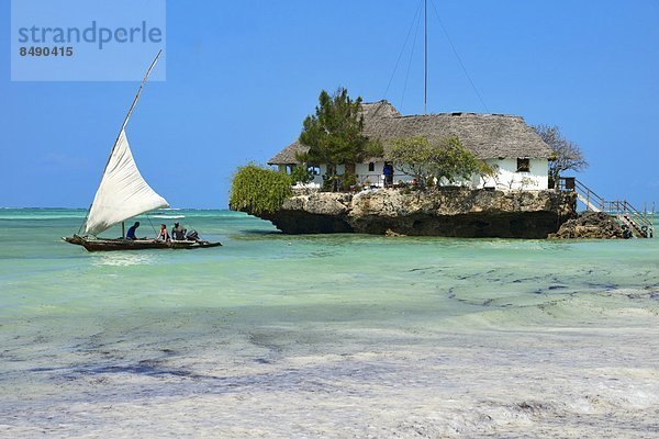 Ostafrika  Tradition  Tourist  Boot  Afrika  Dau  Indischer Ozean  Indik  Tansania  Sansibar