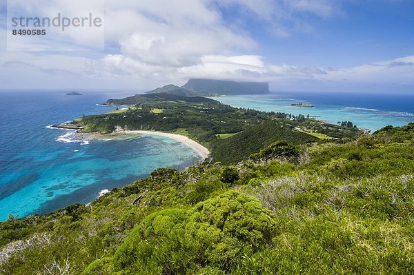 über  Hügel  Insel  Pazifischer Ozean  Pazifik  Stiller Ozean  Großer Ozean  Ansicht  UNESCO-Welterbe  Australien  Tasmanische See  Tasmansee