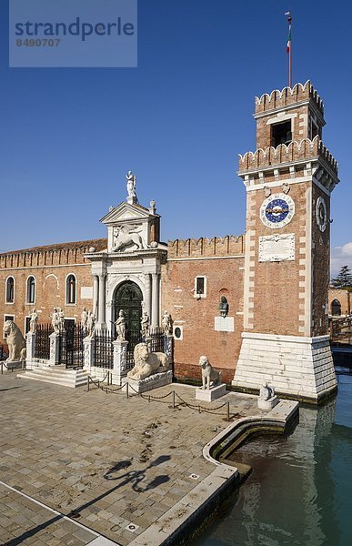 Europa  Eingang  Ehrfurcht  UNESCO-Welterbe  Venetien  Italien  Venedig