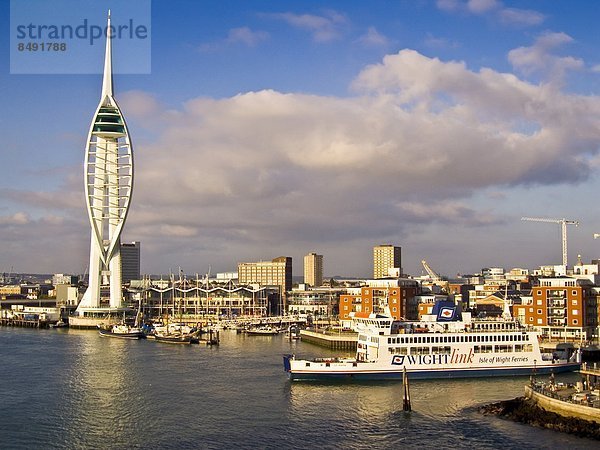 Hafen  Boot  Fähre  Portsmouth  England  Spinnaker
