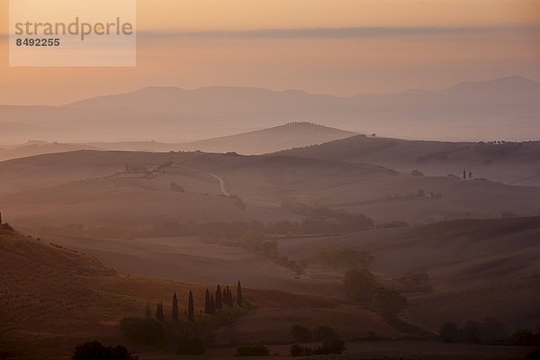 Landschaft  Hügel  Toskana  Italien