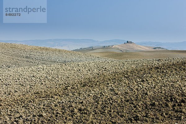 Erde  Erdreich  Boden  Landschaft  Toskana  gebacken  Italien  Sonne