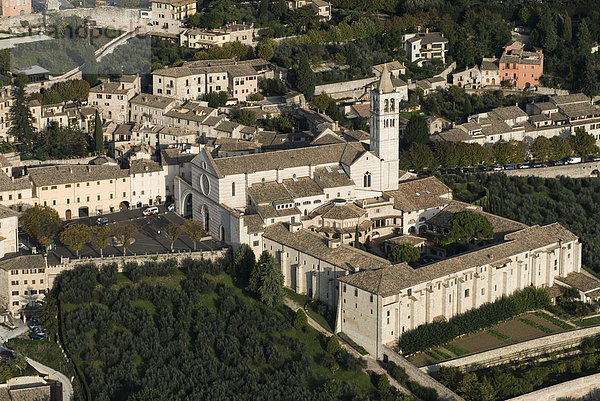 Piazza Santa Chiara  Altstadt  Assisi  Umbrien  Italien