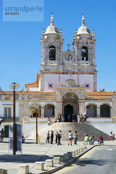 Kirche Nossa Senhora da Nazaré  Nazaré  Estremadura und Ribatejo  Portugal