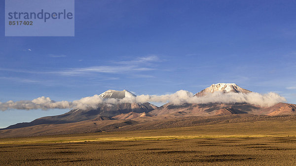 Landschaft im Sajama-Nationalpark  Altiplano-Hochland  Bolivien