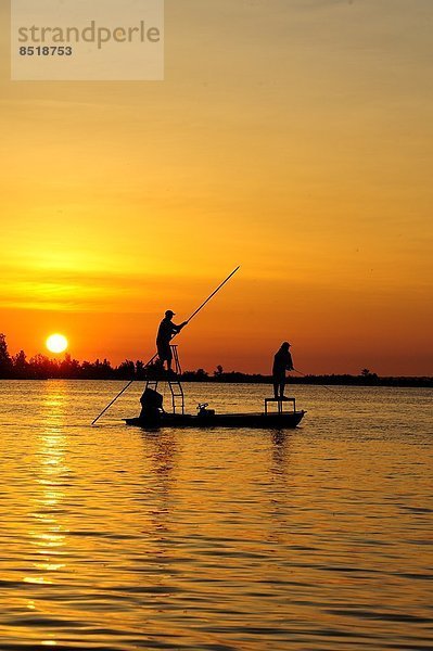 Sonnenuntergang  angeln