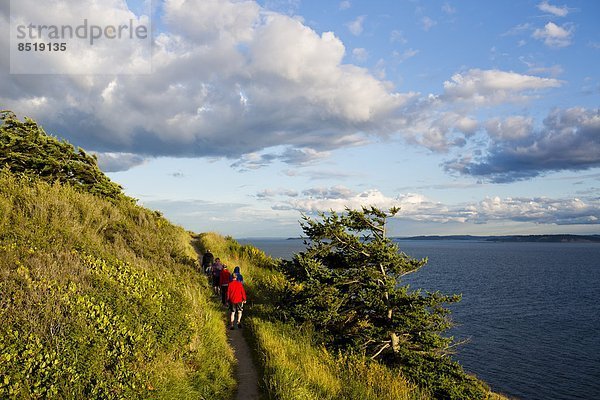 Fröhlichkeit  folgen  Küste  Insel  wandern  Ansicht  vorwärts