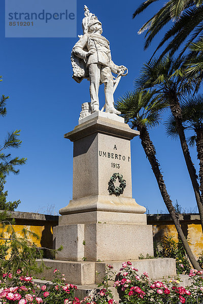 Italien  Ligurien  Santa Margherita Ligure  Denkmal von Umberto I von Italien
