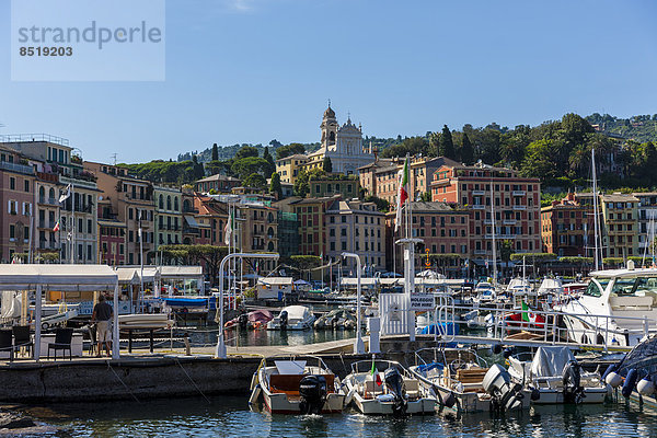 Italien  Ligurien  Santa Margherita Ligure  Altstadt und Hafen