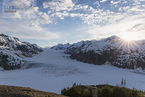 Border region Alaska-British Columbia  Salmon Glacier