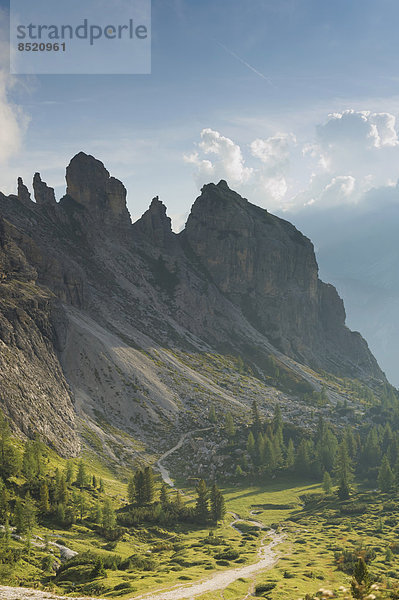 Italien  ßBlick auf die Dolomiten