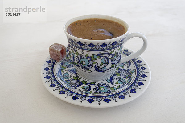 Türkei  Bodrum  Tasse türkischer Kaffee