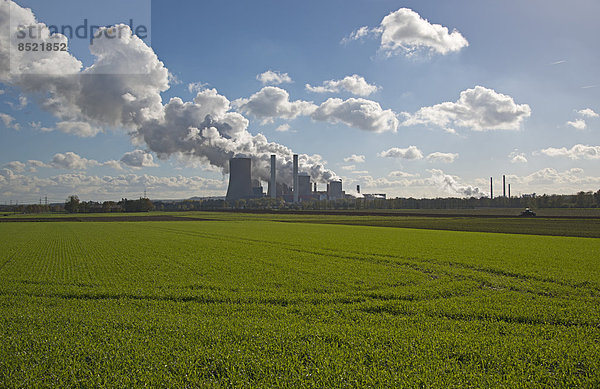 Deutschland  Nordrhein-Westfalen  Bergheim-Niederaußem  Kraftwerk Niederaußem