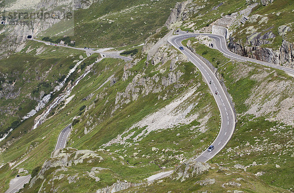 Schweiz  Urner Alpen  Blick auf den Sustenpass