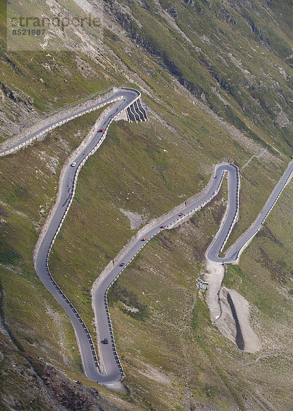 Italien  Südtirol  ßinschgau  Stelßio Pass Bergstraße