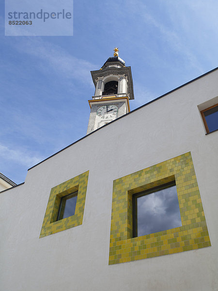 Schweiz  Graubünden  Samedan  Spitze der evangelischen Kirche
