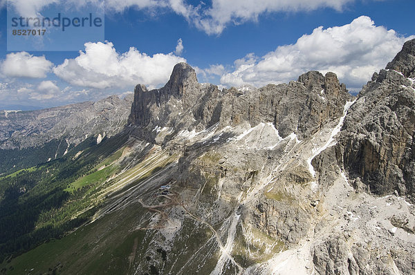 Rosengartengruppe  Laurinswand  Rosengartenhütte  Rosengartenspitze  Dolomiten  Trentino  Italien