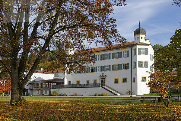 Sommer Gebäude Nostalgie Bayern Deutschland Prinz Residenz Oberbayern