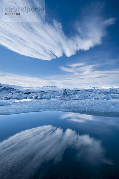 Gletscherlagune Jökulsárlón  Südosten  Island