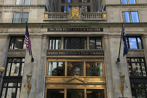 Gebäude der Boston Private Bank and Trust Company  Financial District  Boston  Massachusetts  USA